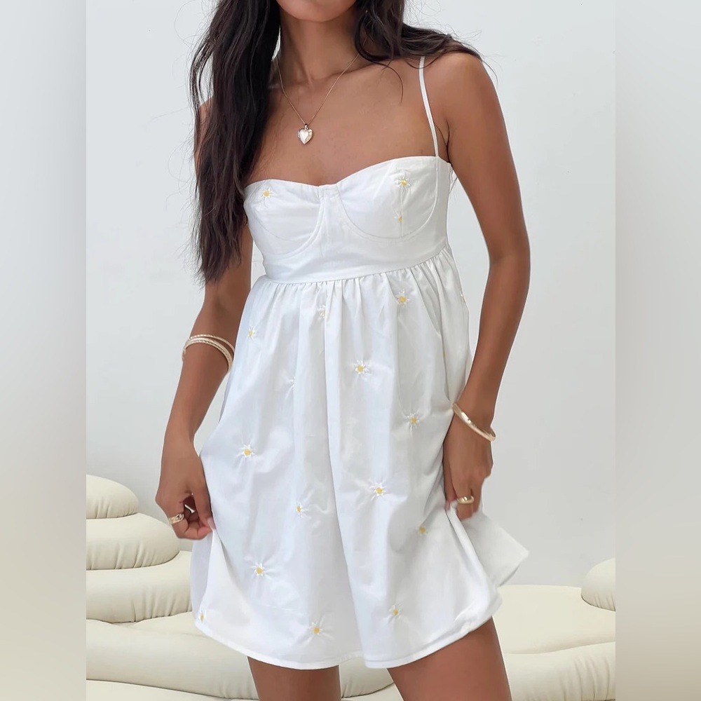 White summer dress